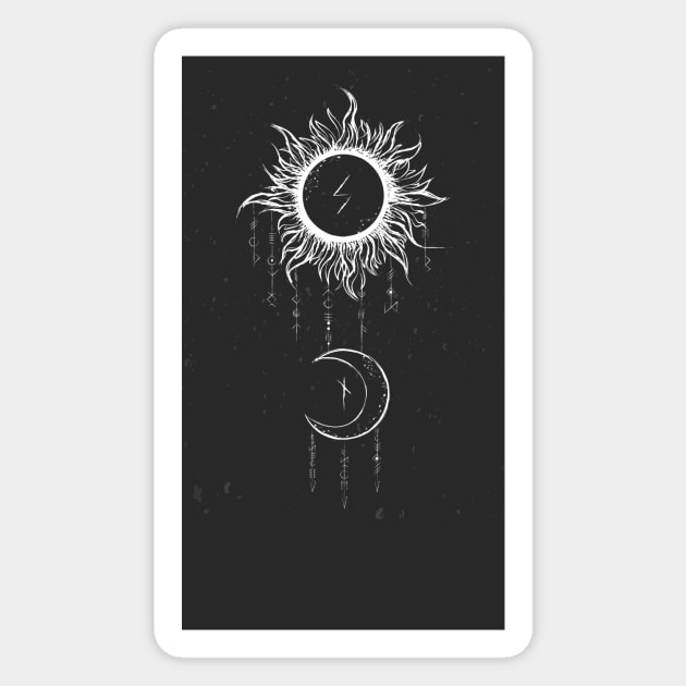 Sol and Mani Magnet by ValhallaDesigns
